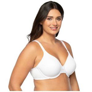 Vanity Fair Back Smoother Underwire White Bra 40D